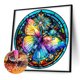 thumbnail image 2 of Pintura de diamante 5D DIY Taladro redondo completo Vitral Mariposa Decoración (NH3512) Hugtrwg  Para estrenar, 2 of 9