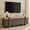 Natural Oak with Dark Alder, variant on KeyWhat TV Stand for TVs Up to 80", Modern Farmhouse Entertainment Center with Storage Cabinet, Media Console Table for Living Room, White Alder