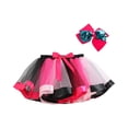 thumbnail image 2 of YOUYEDIAN Girls Tulle Tutu Skirt Pink Layered Puffy for Dance & Festival, 2 of 3
