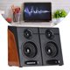 thumbnail image 1 of Altavoz de Escritorio Caja de Altavoz de Mesa de Bajos Pesados ​​de Moda 3Wx2 Compatible con TV Computadoras Computadoras Portátiles Tabletas, 1 of 8