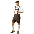 thumbnail image 3 of RMGVDSD Mens Oktoberfest outfits 3 Piece Men Oktoberfest Outfit German Bavarian Lederhosen Shirt Hat Clothes Set For Adults Halloween Outfits Fashion Sports Outfits, 3 of 7