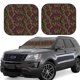 thumbnail image 1 of Balery Burgundy Peony Flowers Parasol para parabrisas de coche de 2 piezas | Parasol plegable para parabrisas delantero de coche para la mayoría de sedanes-Medium, 1 of 6