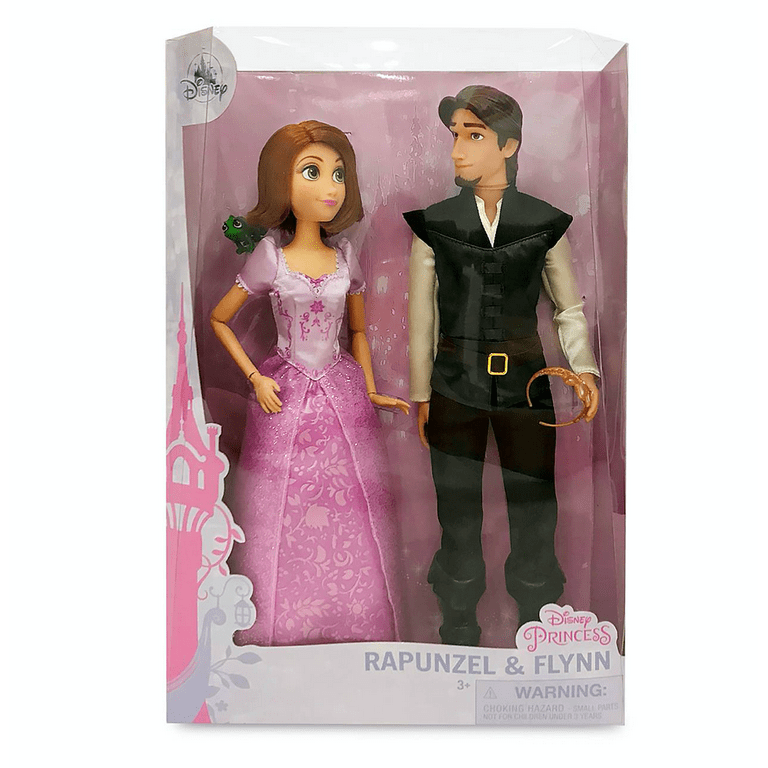 Disney 10th Tangled Rapunzel and Flynn Classic Doll Set New with
