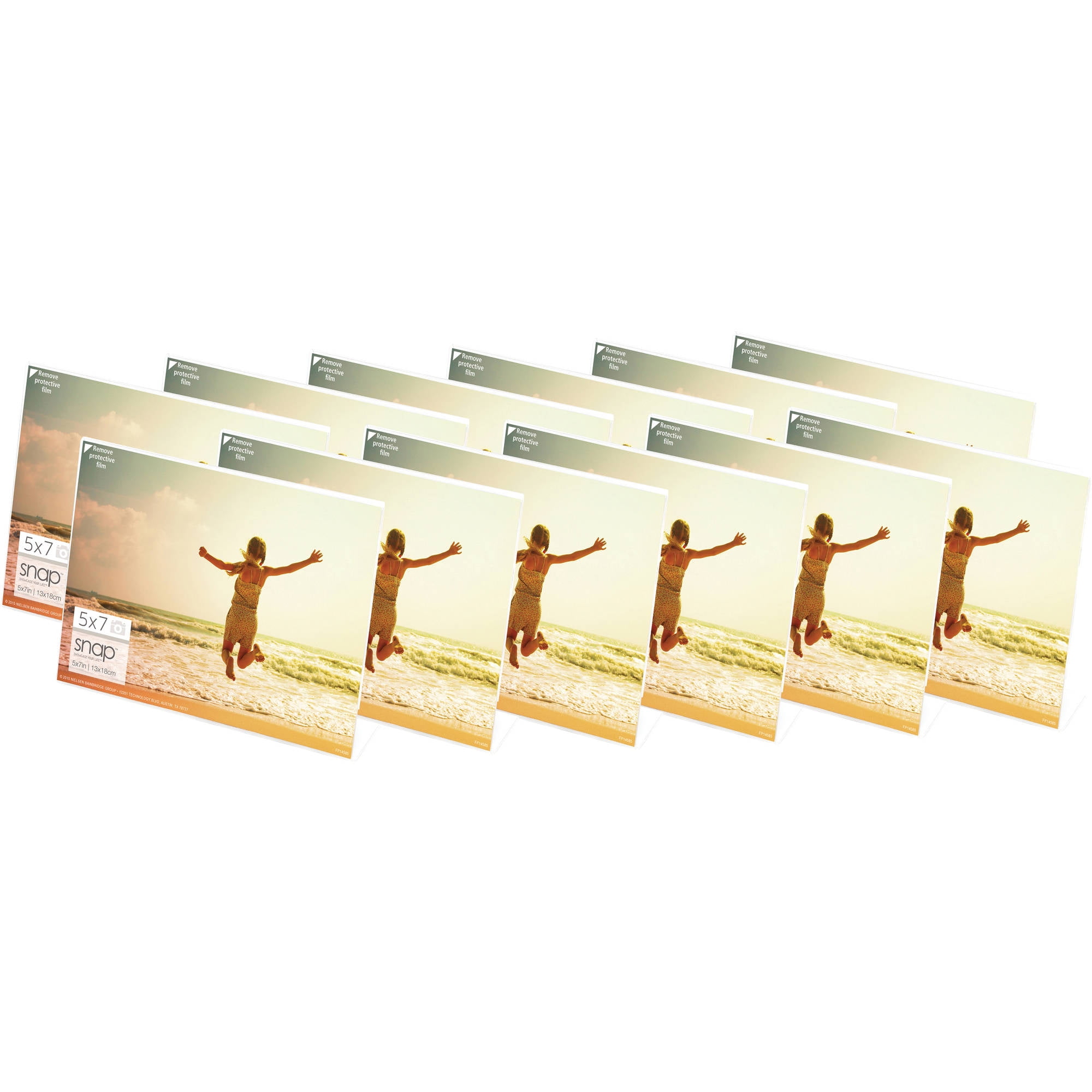 Snap (7"X5") Horizontal Acrylic Frame, Set of 12