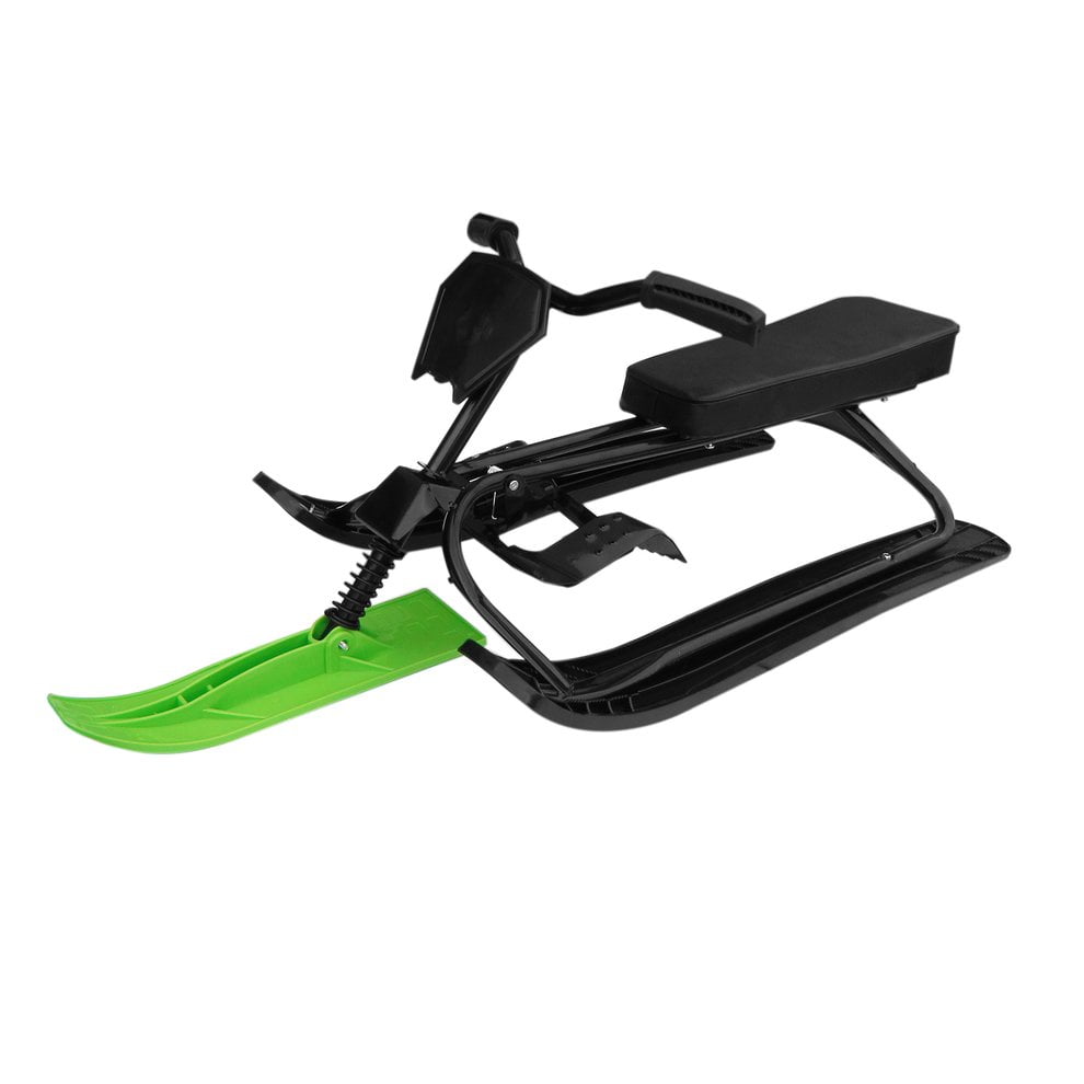 Household Snow Racer with Safe Brake Snow Sled Snowmobile with Anti-slip Handle Bar Ride On Snow Grass Sand Scooter 09A by