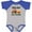 Baseball Heather and Royal, variant on Inktastic Farming Cute Boy Loves Tractors Boys Baby Bodysuit