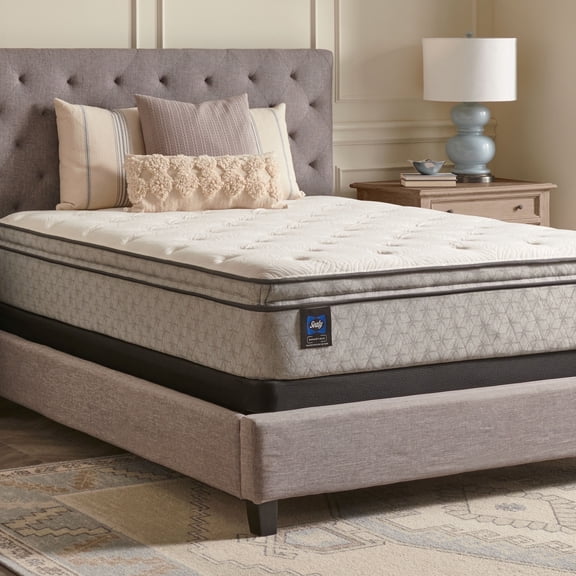 Sealy Essentials Spring Newick 13" Queen Soft Pillowtop Innerspring Mattress, Adult
