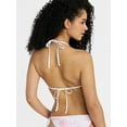 thumbnail image 3 of No Boundaries Ruffle Triangle Bikini Top, Women’s XXS-XXL, 3 of 5