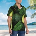 thumbnail image 2 of Lsque Fresh Avocados pattern Hawaiian Shirt for Men, Unisex Summer Beach Casual Short Sleeve Button Down Shirts-3X-Large, 2 of 9