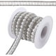 thumbnail image 1 of Aplique de diamantes de imitación de 10 mm y 4 yardas, cadena de cuentas de 2 filas, banda de perlas blancas, flecos con incrustaciones de diamantes y ribete de diamantes de imitación., 1 of 6