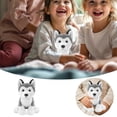 thumbnail image 2 of Realistic Husky Dog Plush Toy, Soft White Stuffed Animal Wolf Doll, Lifelike Siberian Husky Puppy for K-ids Adults, Cute Plushie for Home Decor, Valentines Day Gift, 2 of 8