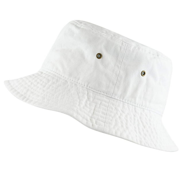 Bucket Hat 100% Cotton Packable Summer Travel - Walmart.com