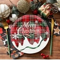thumbnail image 4 of Christmas Paper Plates, 10-Count Disposable Party Plates for Holiday Dinner, Festive Design for Christmas Party Supplies(A), 4 of 6