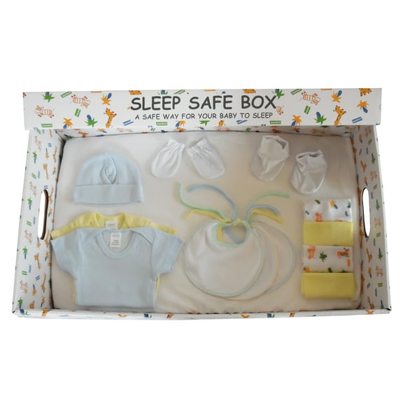 Boy 16 Piece Baby Starter Set Box