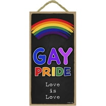 Popfizzy Gay Pride Sign, Pride Room Decor, Funny LGBTQ  Pride Gifts, Rainbow Pride Decorations, Pride Love, Gay Wall Decor, Gay Gift, LGBT Pride Art, Rainbow Pride Swag, Gay Pride Home Decor 5x10