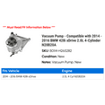 thumbnail image 2 of Vacuum Pump - Compatible with 2014 - 2016 BMW 428i xDrive 2.0L 4-Cylinder N20B20A 2015, 2 of 2