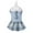 Blue, variant on Cute Princess Pet Dress for Small Dogs and Cats, Sailor Style School Uniform Outfit with Plaid Skirt, Adorable Dog Clothes and Cat Apparel for Parties, Photos and Special Occasions