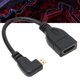 thumbnail image 3 of Cable convertidor de ángulo izquierdo Cable adaptador de interfaz Multimedia Plug and Play portátil para auriculares para ordenador para proyector, 3 of 8
