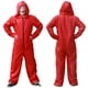 thumbnail image 3 of Ladrón de disfraz de Halloween para hombre y niño, traje de payaso de la película española, mono con capucha rojo para adultos y niños, 3 of 5