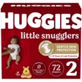 thumbnail image 1 of Huggies Little Snugglers Baby Diapers, Giga Pack, Sizes: N-2, 1 of 9