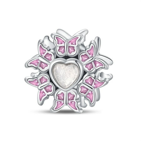 Luminous Butterfly Ring Charm Compatible with Most Bracelet Charm for Bracelet