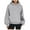 Gray, variant on AherBiu Oversized Sweatshirts for Women Fleece Lined Lightweight Pullover Tops Long Sleeve Hoodies with Pockets