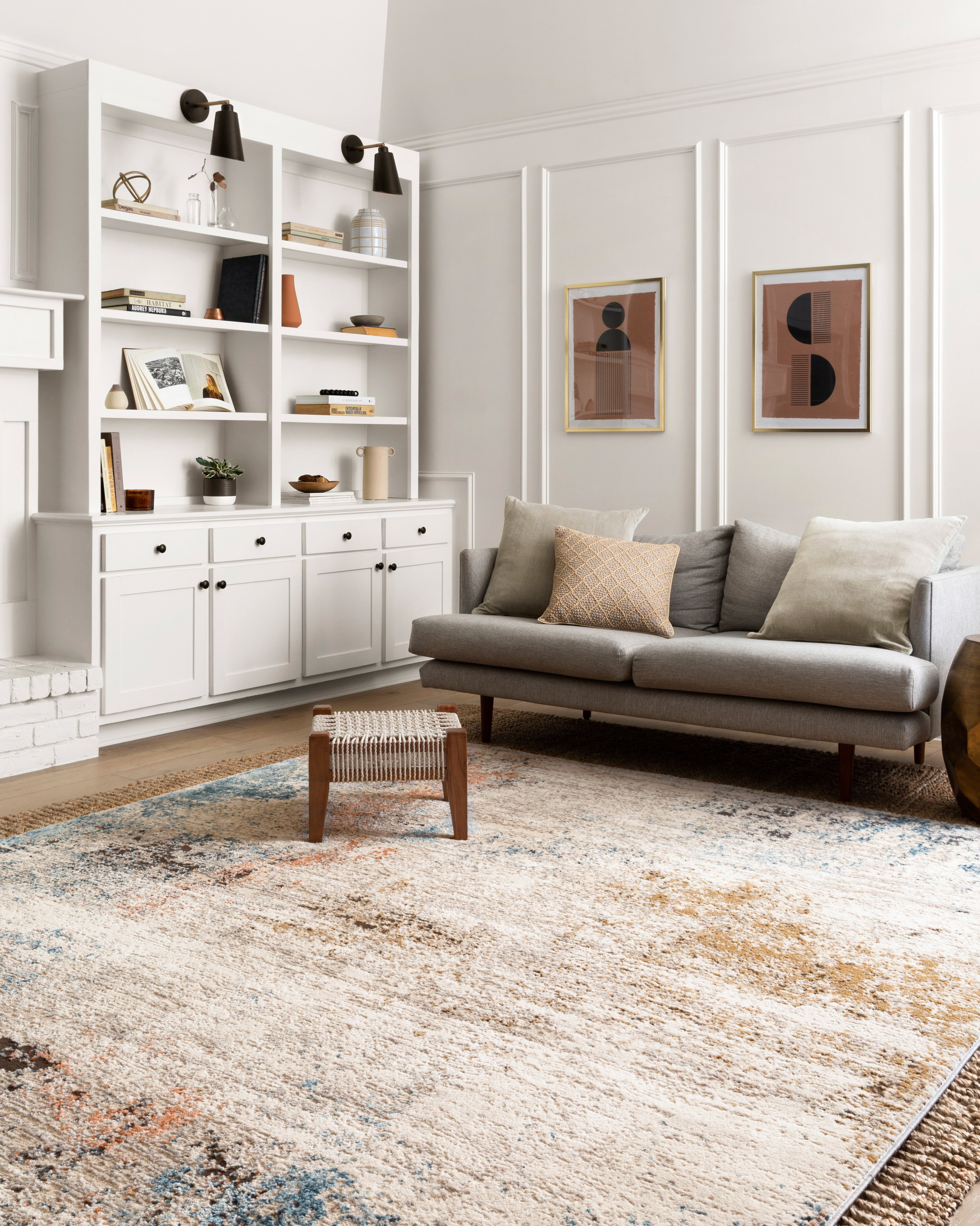 Loloi Alchemy Abstract Ivory / Multi Area Rug
