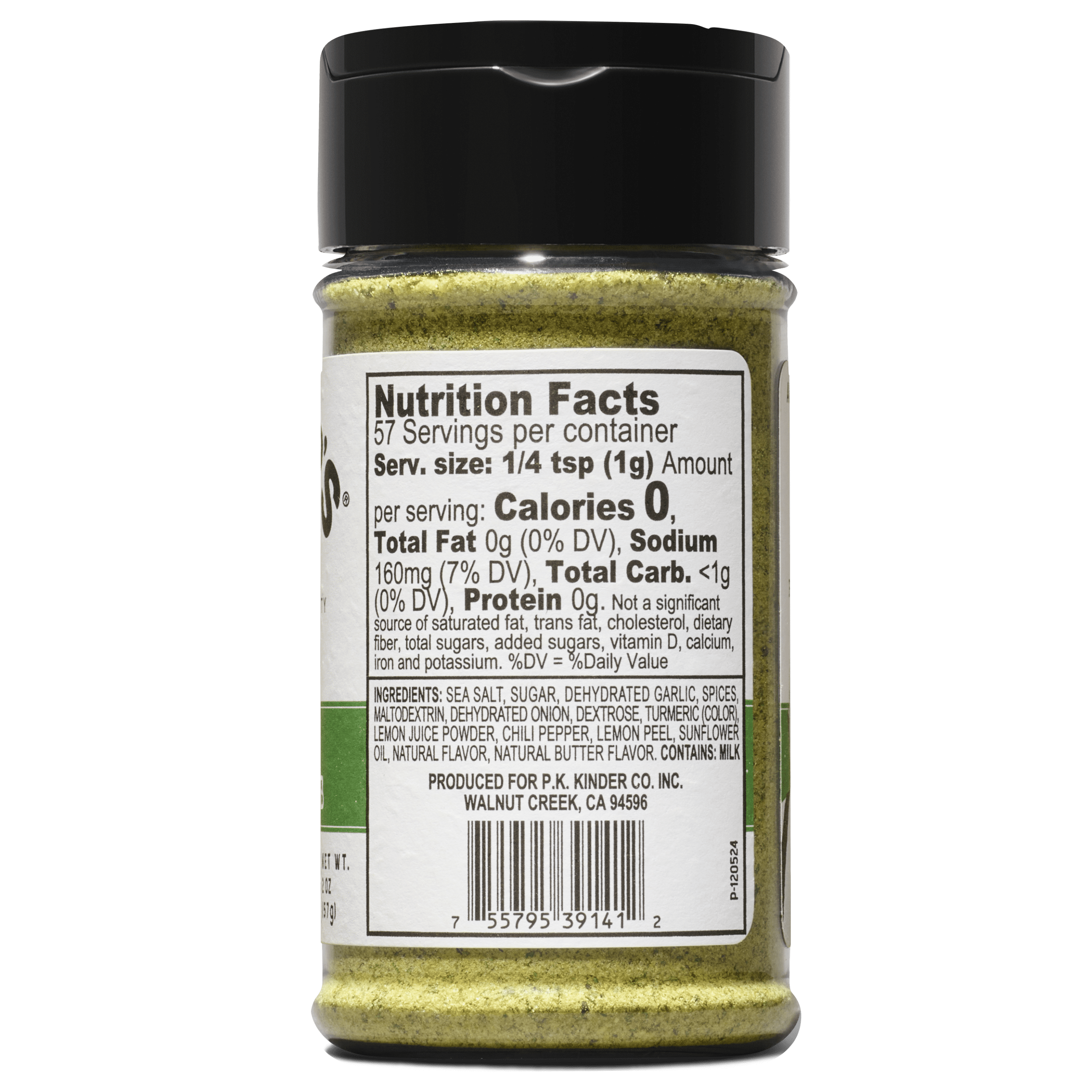 Kinder's Buttery Garlic & Herb Seasoning, 2 oz