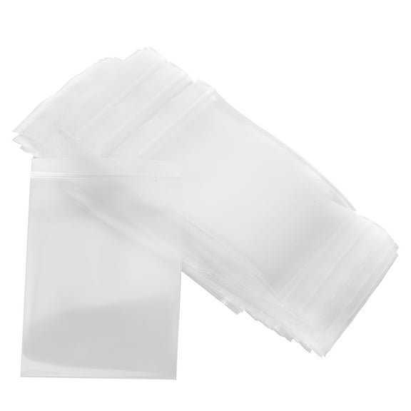 ELAYARD Transparent Pe Resealable Food Sealing Bags Small Airtight for Storage 100Pcs