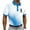 BB-Sky Blue, variant on BiZtdJrK Mens Polos Shirt Short Sleeve Moisture Wicking Breathable Workout Tops Fashion Cute Print Casual Button Collared Golf T-Shirts, Light Blue, XXL