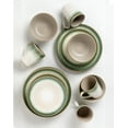 thumbnail image 4 of Lorren Home Trends 16 Piece Stoneware Set-Green Drop, 4 of 7