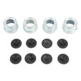 thumbnail image 2 of 4 Set Trailer Hub Bearing Dust Caps Trailer Axle Dust Cap Wheel Center Caps Grease Covers with 8 Rubber Plugs for Camper RV Boat 1.98in 2000‑3500 Lbs, 2 of 4