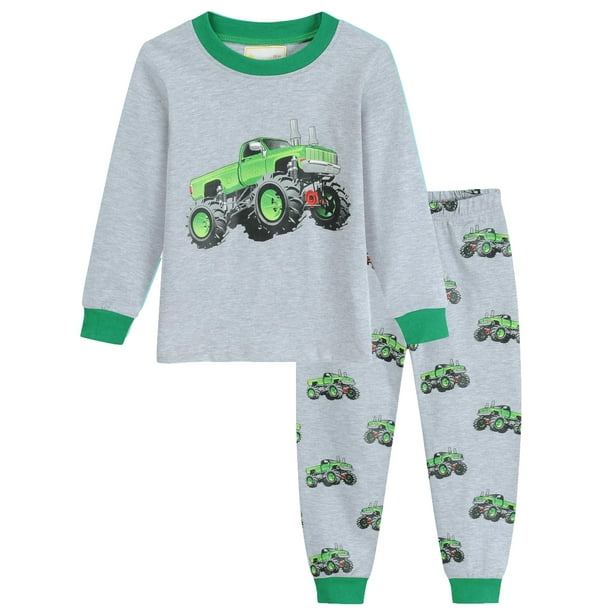 Cars Blue Long Sleeve Toddler Pajamas