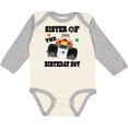 thumbnail image 3 of Inktastic Sister of the Birthday Boy Girls Long Sleeve Baby Bodysuit, 3 of 5