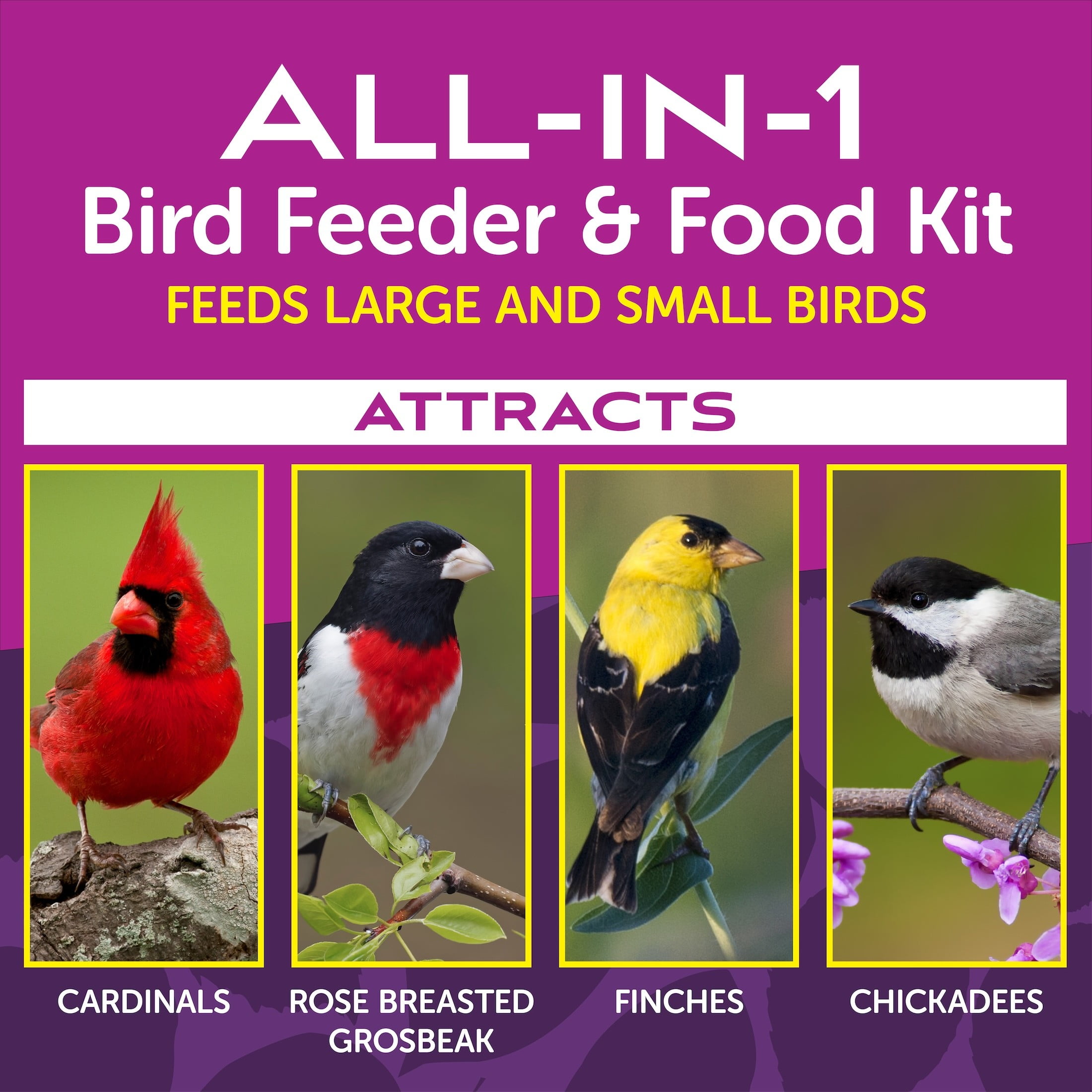 Pennington Cedar Jr Pavilion 2.5lb Capacity / 2.5lb Bird Seed All In One Kit 1 Each