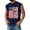 Black, variant on GrmtClth 250 Anniversary Usa Tank Top Patriotic 1776-2026 Print Shirt Classic Sleeveless T-Shirts Dressy Round Neck Blouse Light Blue XL