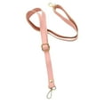 thumbnail image 3 of Correa de hombro ajustable para mujer con detalles dorados, elegante bolso bandolera. Rosa, 3 of 9