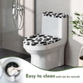 thumbnail image 4 of HELLHERO Cow-Patterned Toilet Lid Covers Set Stretch Toilet Seat Lid Cover Set & 2 Pack Universal Fits All Toilet Shapes, 4 of 8