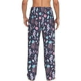 thumbnail image 3 of Disketp Watercolor Marine Animals Men's Pajama Pants - Ultra Soft Fleece Sleep and Lounge Pants (Size: S-XXL), 3 of 6