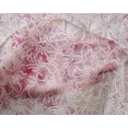 thumbnail image 5 of oneOone Silk Tabby Pink Fabric Abstract Line Drawing Floral Sewing Craft Projects Fabric Prints By Yard 42 Inch Wide, 5 of 5
