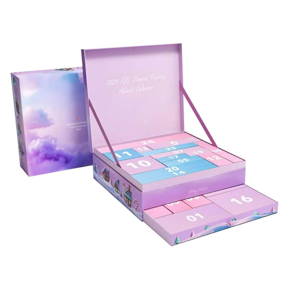 2025 Diamond Painting Advent Calendar, Countdown Blind Box Set, 24-Day Christmas Countdown Calendar, Diy Available, An Ideal Christmas Gift Choice.