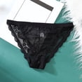 thumbnail image 2 of IROINNID Tangas Underwear For Women At Hip Charming Breathable Sexy Lace Thin Hollow Ou Skin Friendly Elasticity Panties Solid Color Panties, 2 of 3