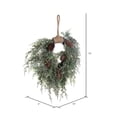 thumbnail image 2 of Corona Colgante Artificial de Cedro Escarchado Vickerman 45 cm, 2 of 4