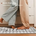 thumbnail image 4 of Kitchen Mats Sets 2 Piece Cushioned Anti-Fatigue Comfort Mat for Home & Office Ergonomically Engineered Memory Foam Kitchen Rug Waterproof Non-Skid, 30" by 17" + 47" by 17", Check Sweet Home, 4 of 6