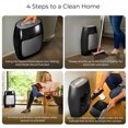 thumbnail image 3 of EyeVac Air 2 in 1 Touchless Dust Vacuum and HEPA Air Purifier, Tuxedo Black, 3 of 7