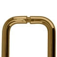 thumbnail image 4 of CRL BPD6GP Gold Plated 6" Back-to-Back Solid Brass 3/4" Diameter Pull Handles Without Metal Washers, 4 of 4