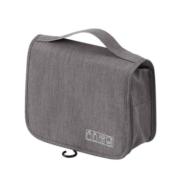 Neceser de viaje colgante, organizador de cosméticos, bolsa de maquillaje con gancho, para mujer y hombre, almacenamiento portátil