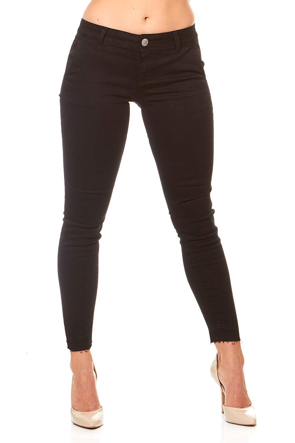 khaki jeans with side pockets