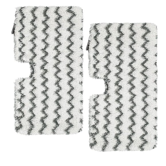 HLONK 2 Pcs Tampons de Remplacement pour Vadrouille à Vapeur Nettoyeur Vapeur Professionnel pour Shark S3501 S3601 S3601D S3550 S3801 S3901 S3901D SE450 Tampons de Nettoyage de Sol Lavables