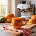 thumbnail image 3 of Witch Cauldron Shaped Coffee Cup, 4-Footed Ceramic Pumpkin Mug, Multicolor Halloween Drinkware, Reusable Cup for Hot Cocoa, Tea, Daily Drinking and Party Favors, 3 of 5